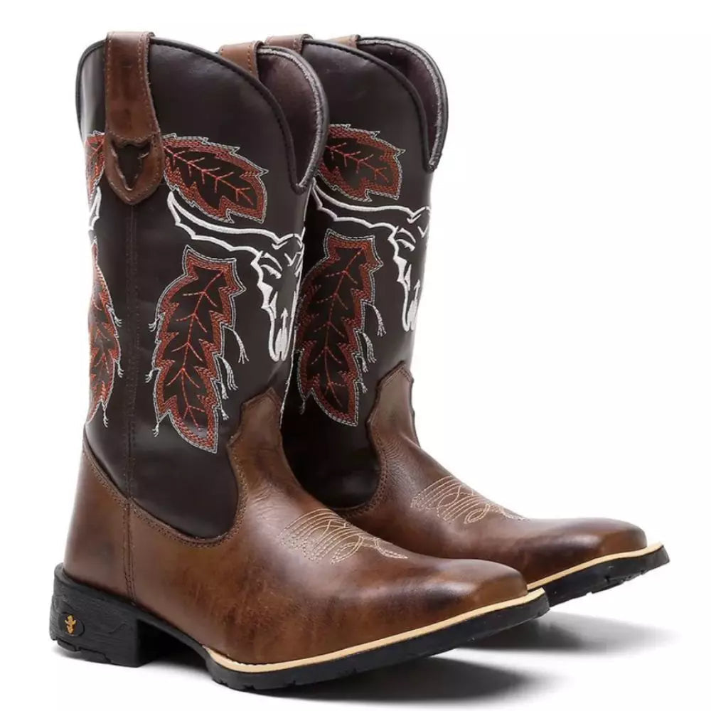 Bota Texana Masculina “Cara de Boi”