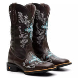 Bota Texana Feminina “Cruz Azul”