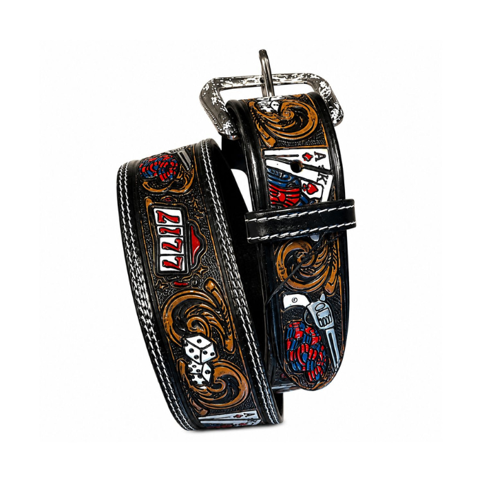Cinto Country Longhorn Premium – Estilo Cassino