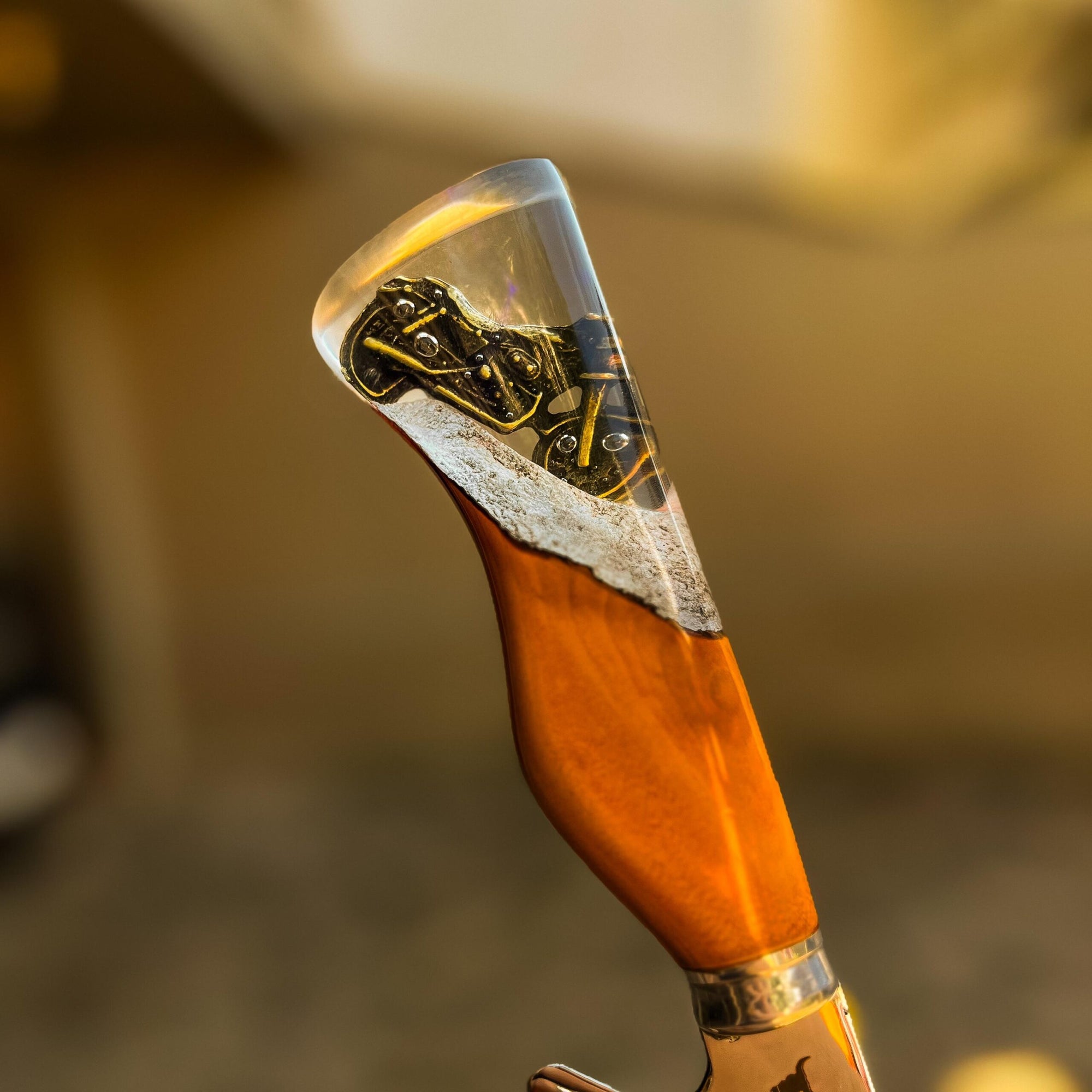 Faca Artesanal modelo Motociclista Premium Forjada – Especial para Churrasco e Culinária