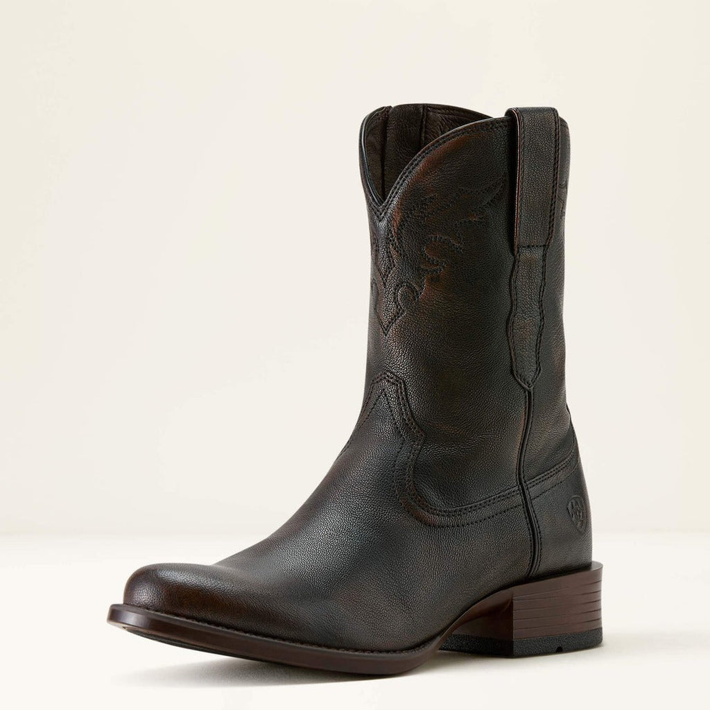 Bota Ariat Masculina Roper Bico Redondo Solado Borracha Importada 10063981