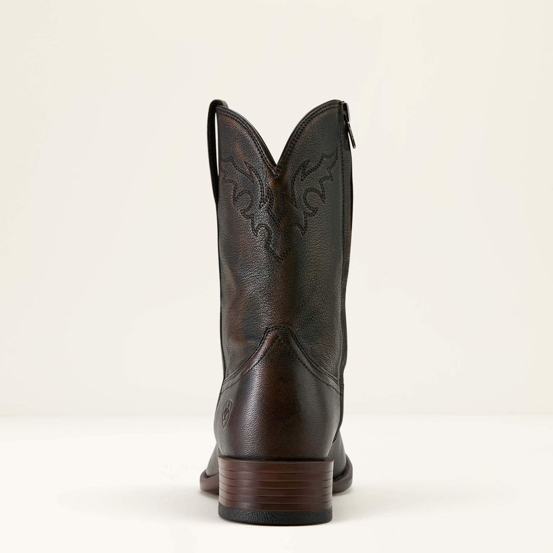 Bota Ariat Masculina Roper Bico Redondo Solado Borracha Importada 10063981
