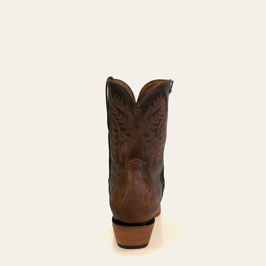 Bota Feminina Texas Center Atlanta Bico Fino Couro Bovino Nacional 269801-CC