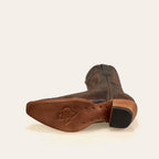 Bota Feminina Texas Center Atlanta Bico Fino Couro Bovino Nacional 269801-CC