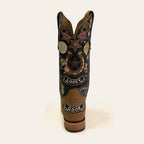 Bota Feminina Texas Center Atlanta Bico Quadrado Couro Bovino Nacional 263201-CC