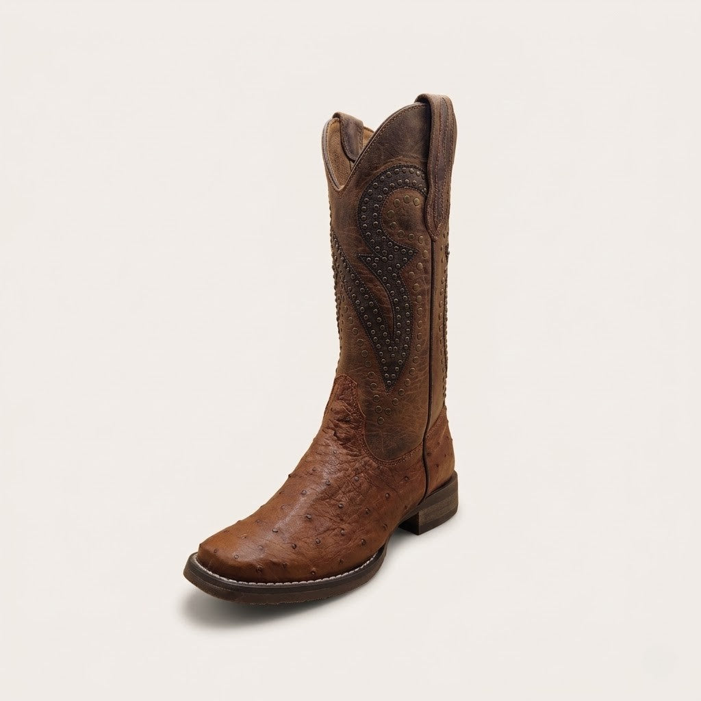Bota Feminina Texas Center Avestruz 263203-AF