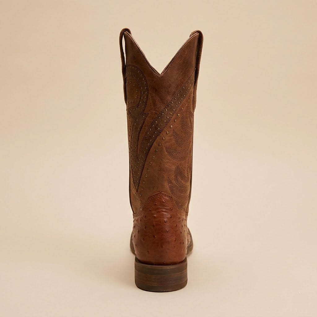Bota Feminina Texas Center Avestruz 263203-AF