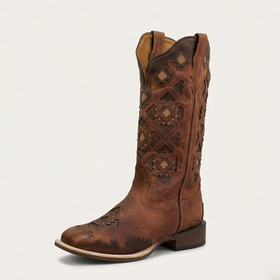 Bota Feminina Texas Center Bico Quadrado 266406-CF