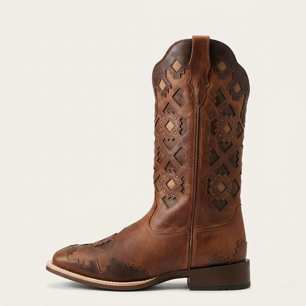 Bota Feminina Texas Center Bico Quadrado 266406-CF