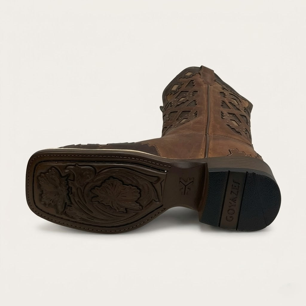 Bota Feminina Texas Center Bico Quadrado 266406-CF