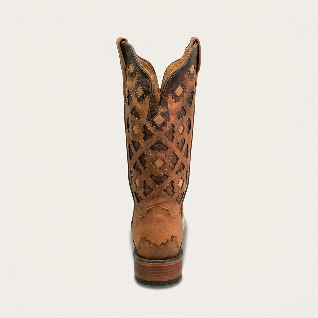Bota Feminina Texas Center Bico Quadrado 266406-CF