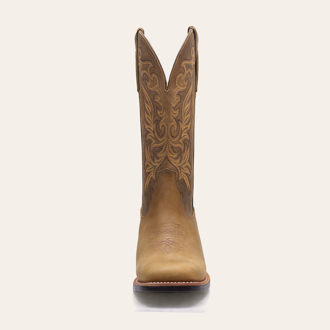 Bota Feminina Texas Center Bico Quadrado Dallas Creme 263208-CP