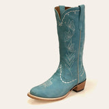 Bota Feminina Texas Center Bico Redondo Couro Bovino Nacional 263401-CC