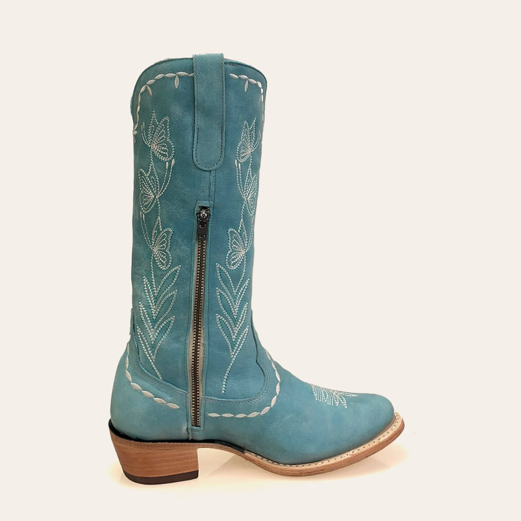 Bota Feminina Texas Center Bico Redondo Couro Bovino Nacional 263401-CC