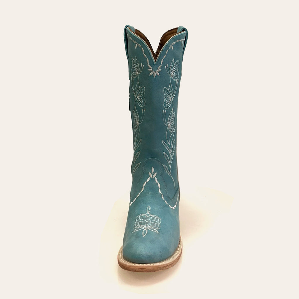 Bota Feminina Texas Center Bico Redondo Couro Bovino Nacional 263401-CC