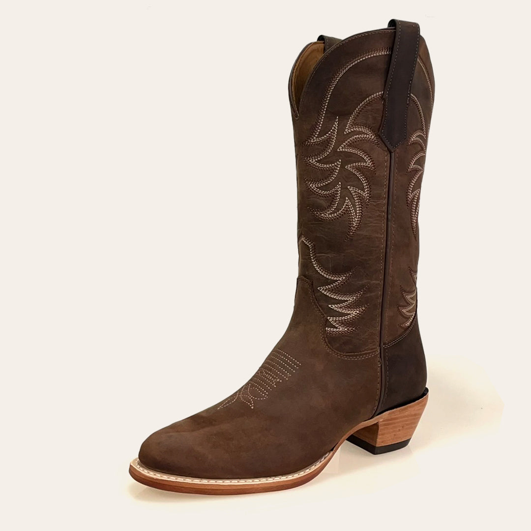 Bota Feminina Texas Center Bico Redondo Couro Bovino Nacional 266701-CC
