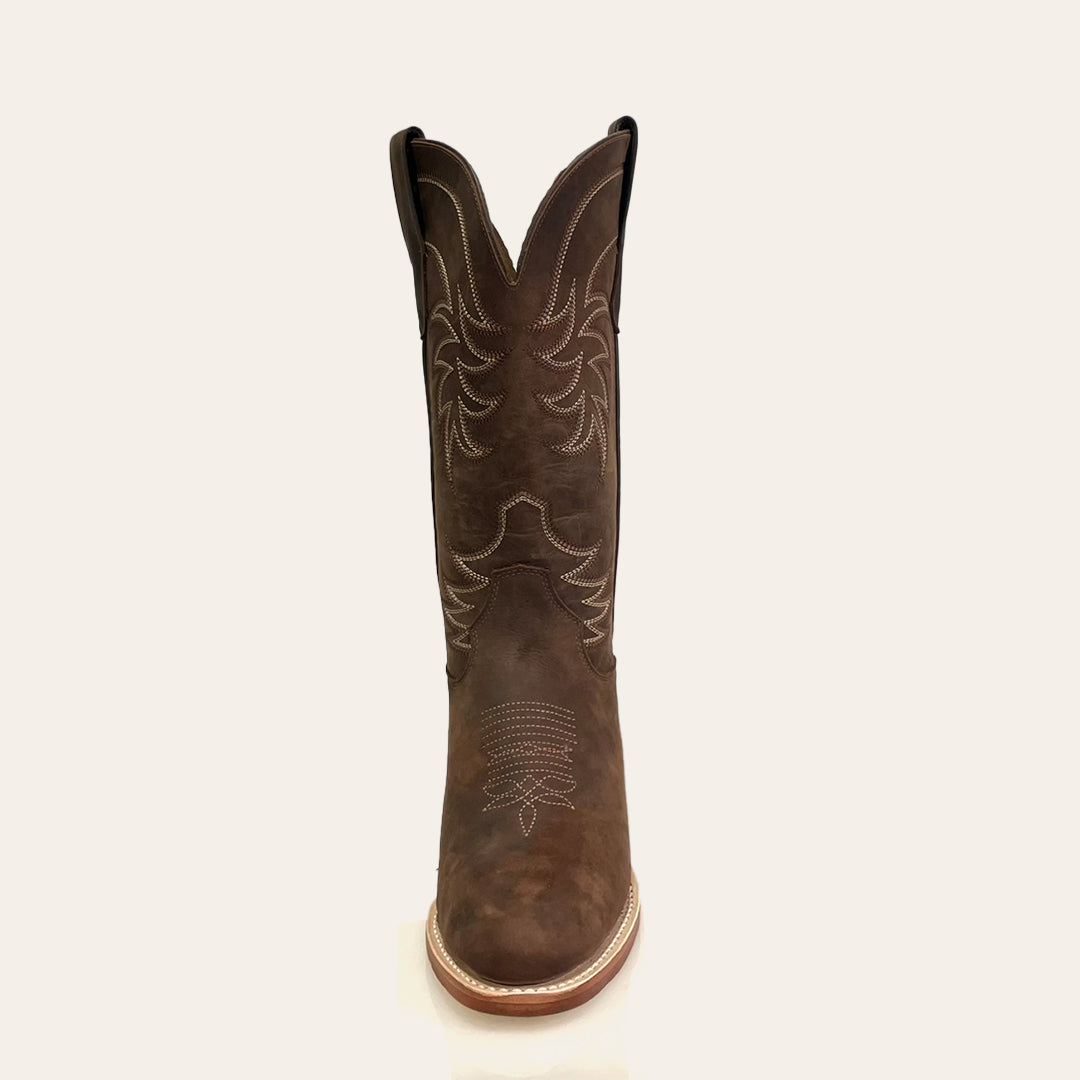 Bota Feminina Texas Center Bico Redondo Couro Bovino Nacional 266701-CC
