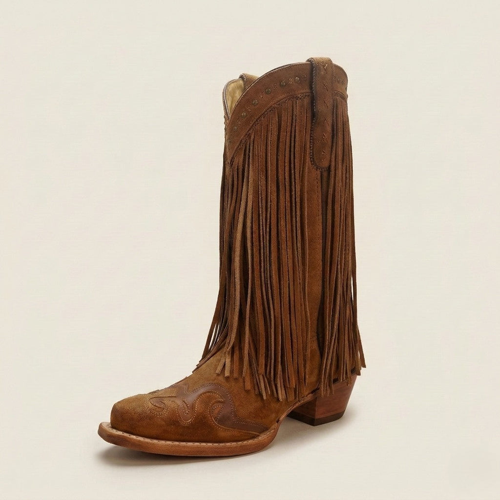 Bota Feminina Texas Center Camura com Franja 266803-CC