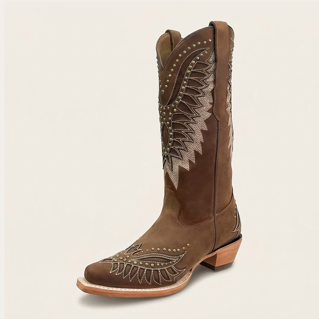 Bota Feminina Texas Center Nobuk Oil Café 266804-CHC