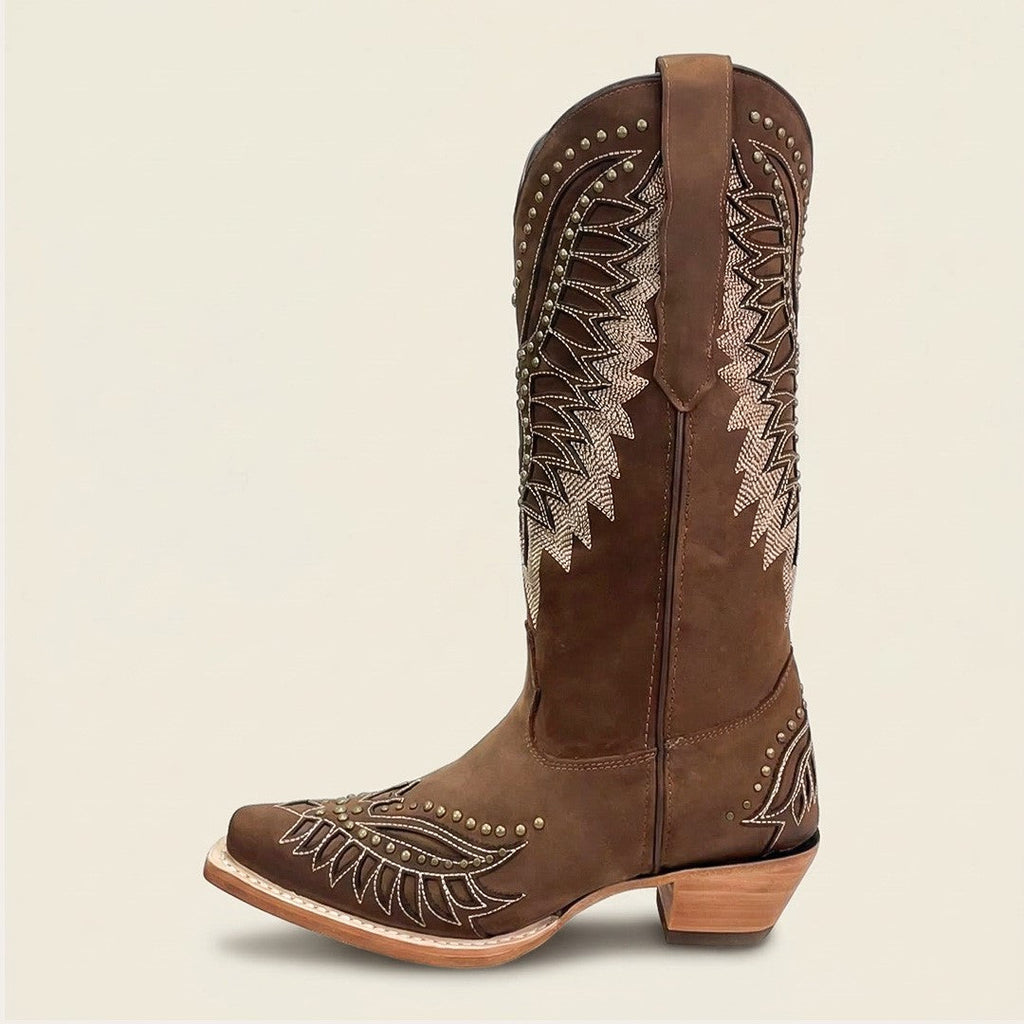 Bota Feminina Texas Center Nobuk Oil Café 266804-CHC
