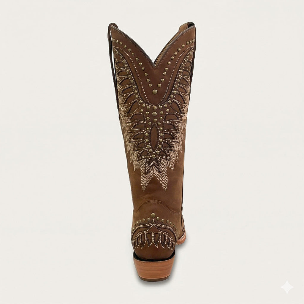 Bota Feminina Texas Center Nobuk Oil Café 266804-CHC