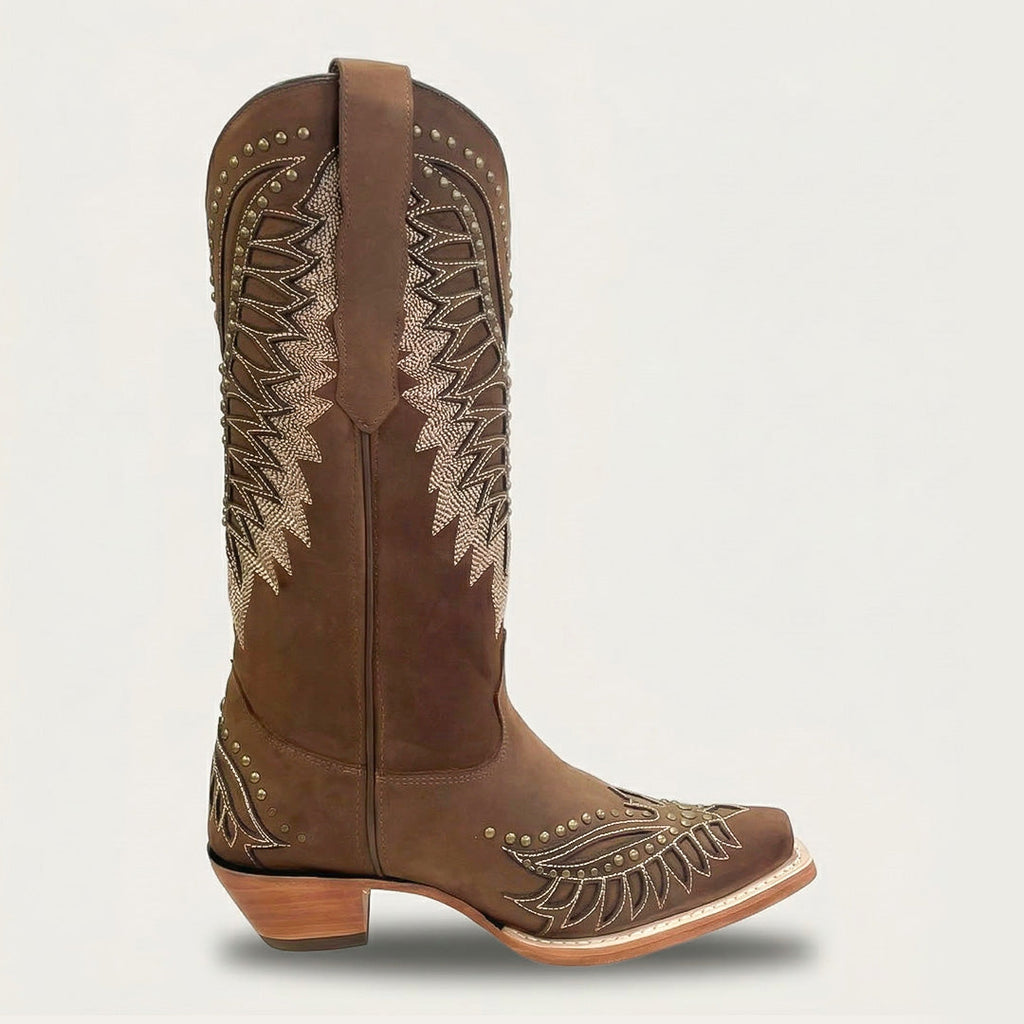 Bota Feminina Texas Center Nobuk Oil Café 266804-CHC