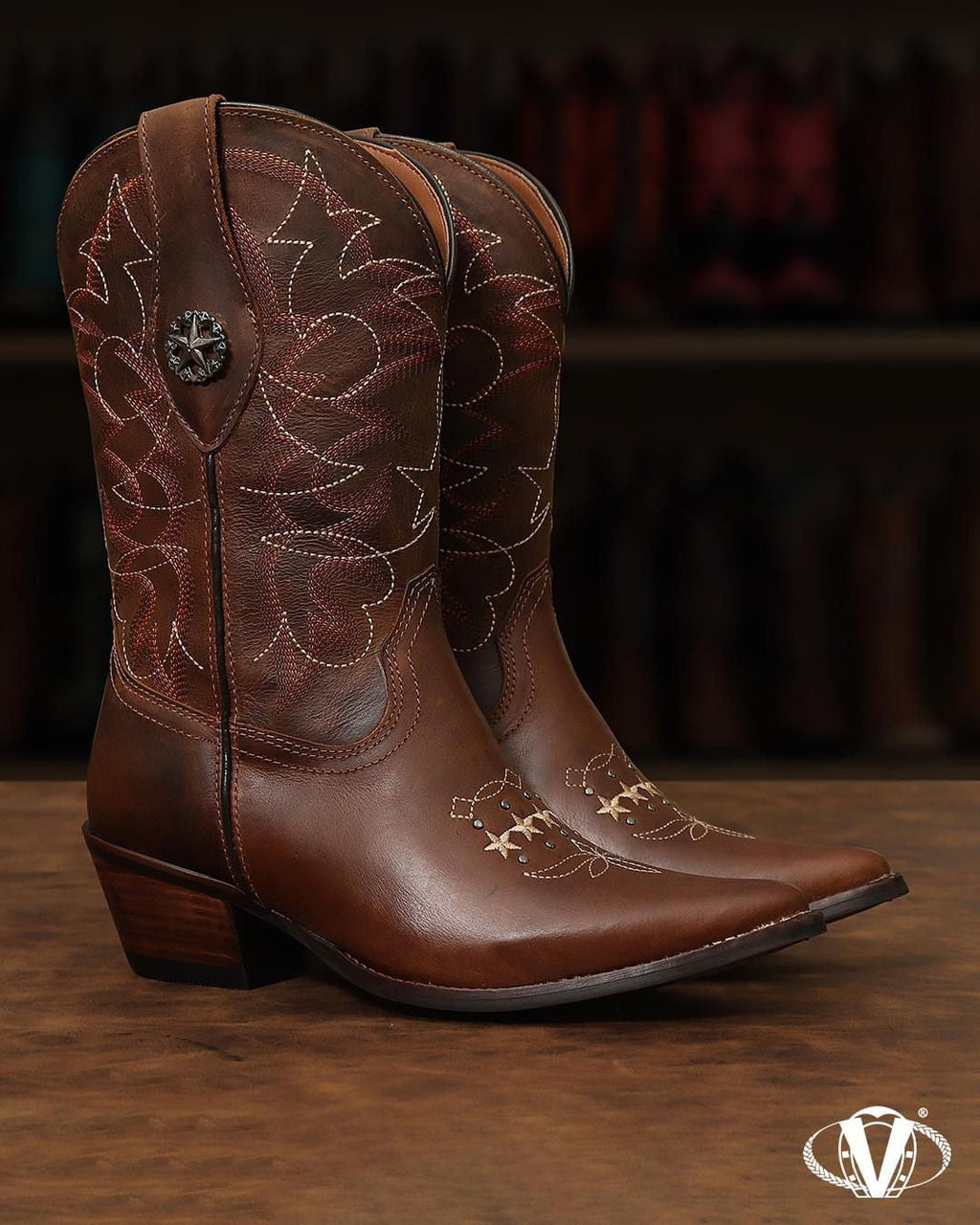 Bota Feminina Vimar Boots Fóssil Castanho 11269