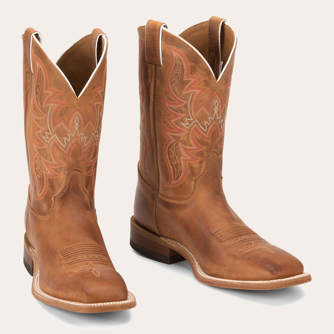 Bota Masculina Justin Austin Distressed Coagnac Cowhide BR735