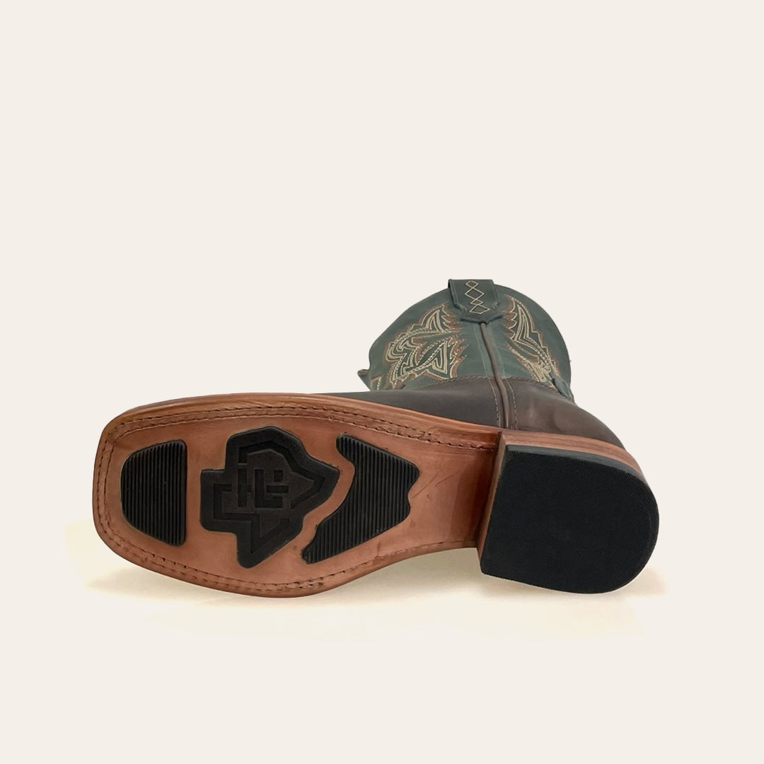 Bota Masculina Texas Center Atlanta Mediterr Bico Quadrado Couro Bovino Nacional 266501-CC
