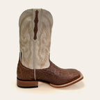 Bota Masculina Texas Center Bico Quadrado Couro Jacaré Nacional 261507-JC