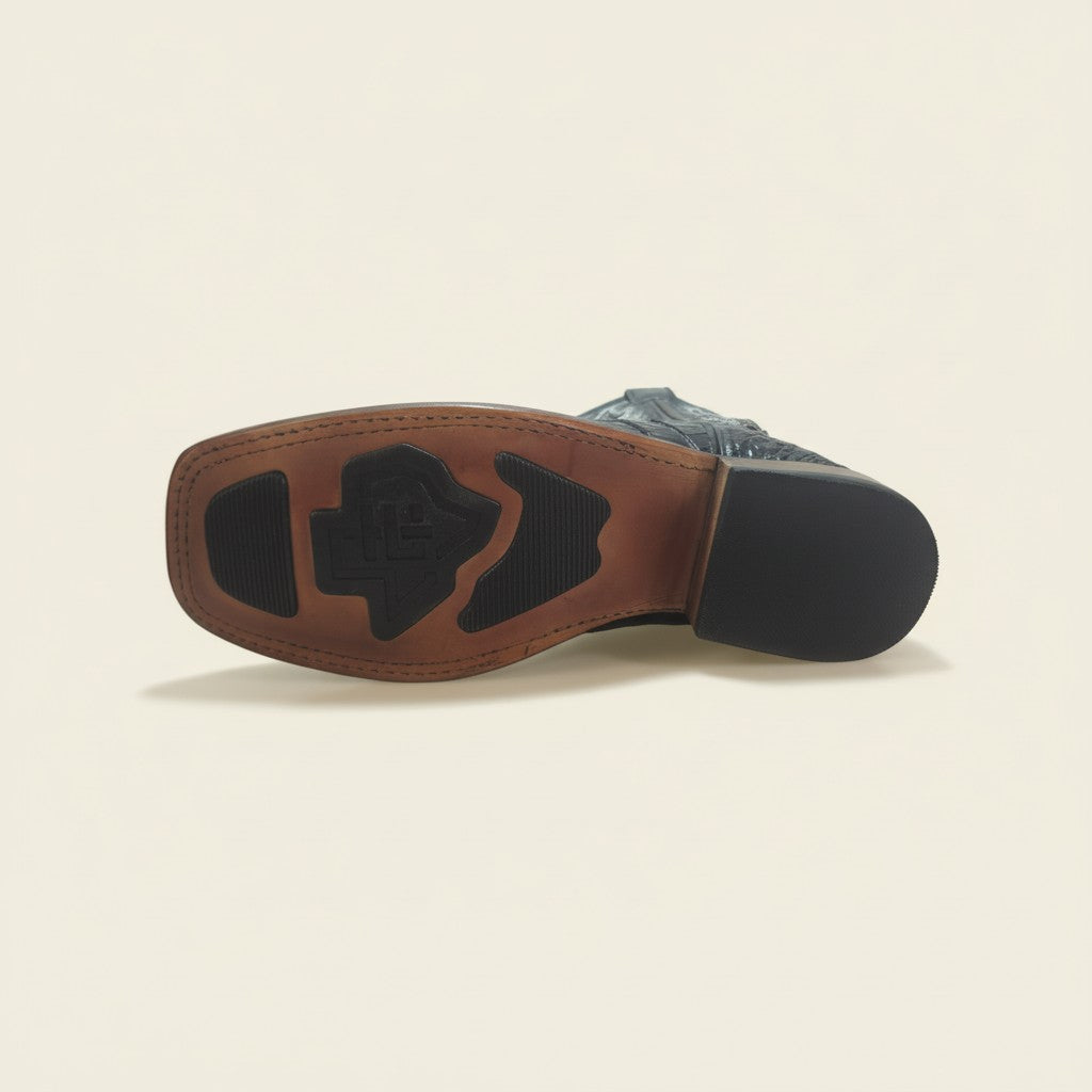 Bota Masculina Texas Center Jacaré Preto 266502-JC