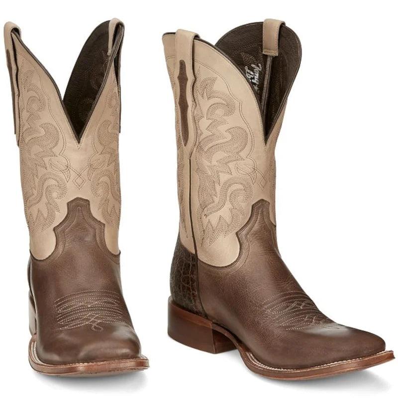 Bota Masculina Tony Lama Jinglebob Brown Print TL3021
