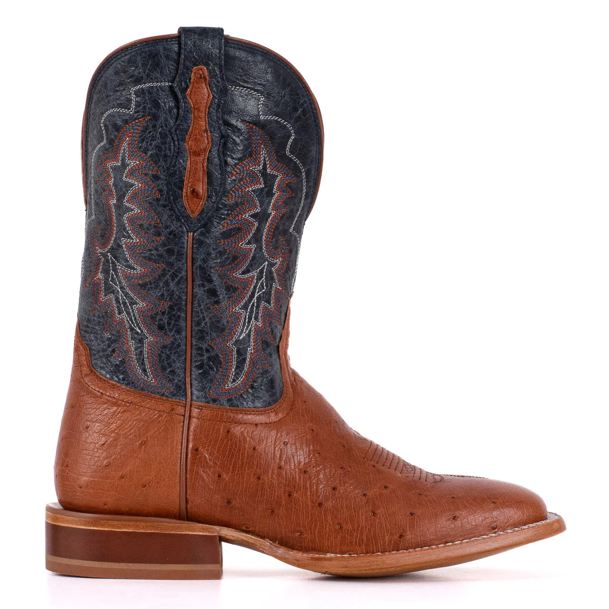 Bota Masculina Tony Lama Murillo Brandy Smooth Ostrich Couro de Avestruz SA6101