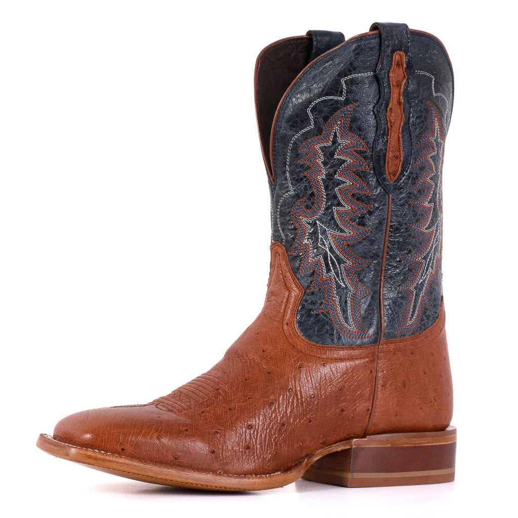 Bota Masculina Tony Lama Murillo Brandy Smooth Ostrich Couro de Avestruz SA6101
