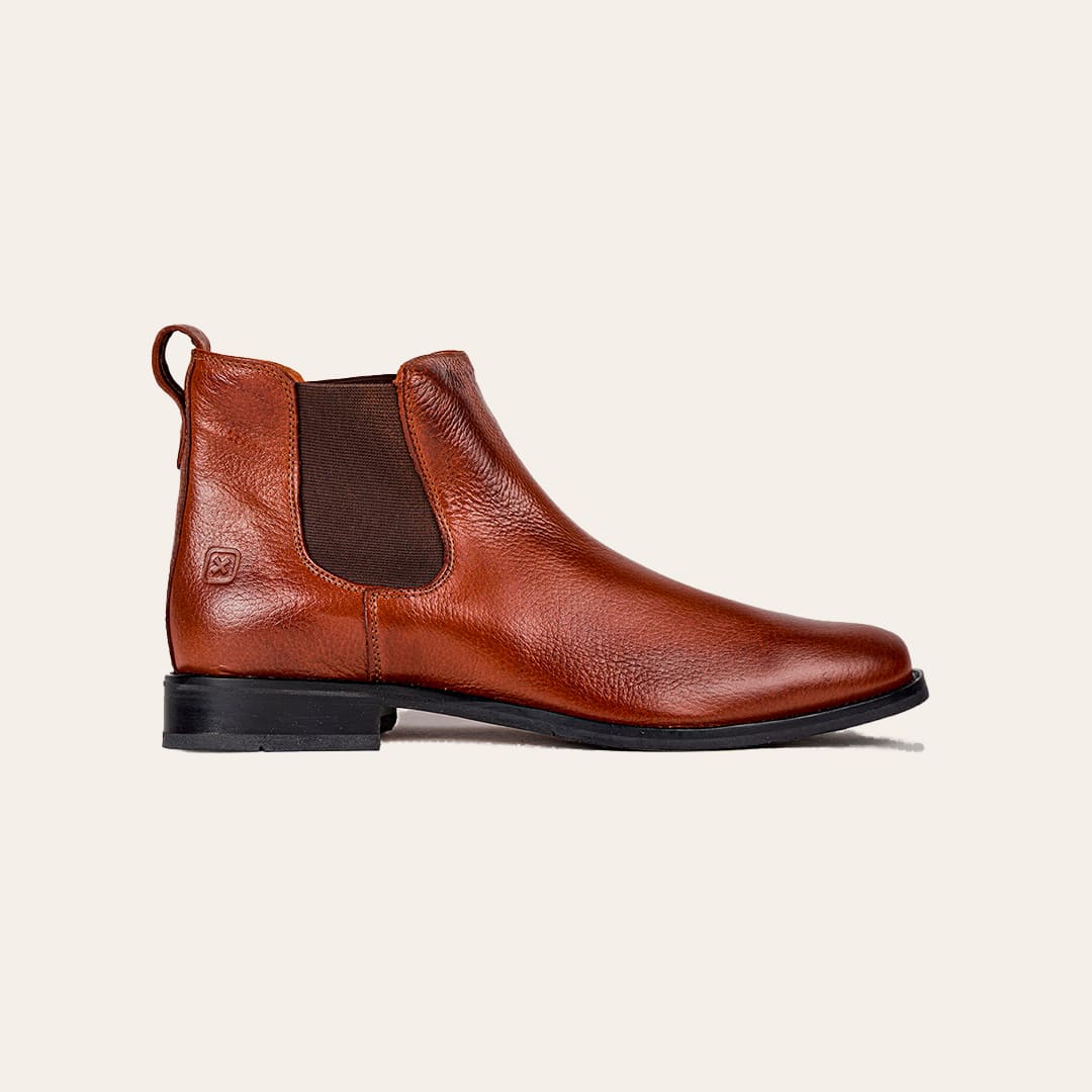 Botina Masculina TXC Brand Chelsea Couro Legítimo 26191