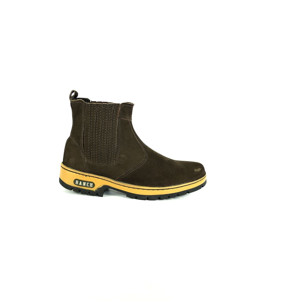 Botina Ranch Wear Worker Nobuck Café