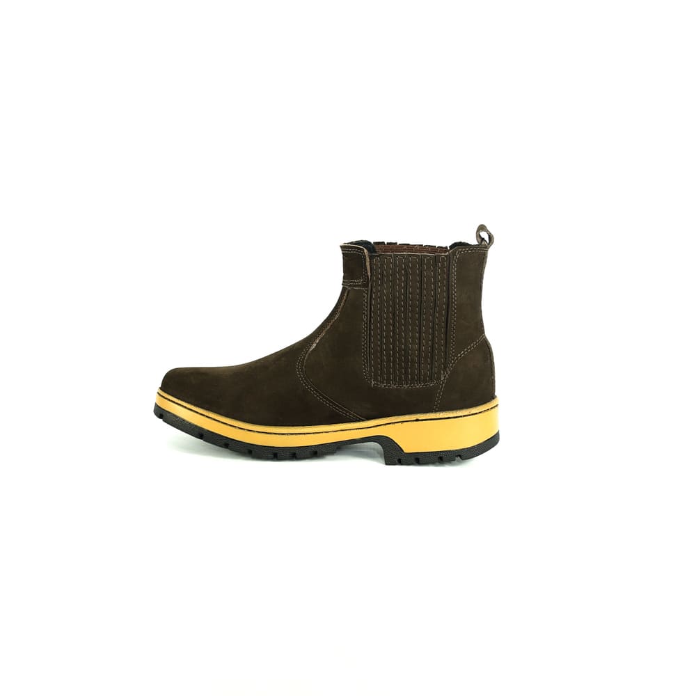 Botina Ranch Wear Worker Nobuck Café