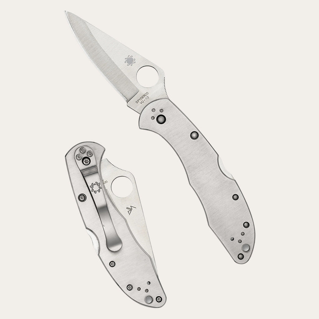 Canivete Spyderco Delica® 4 Inoxidável Borda Lisa C11P