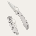 Canivete Spyderco Delica® 4 Inoxidável Borda Lisa C11P