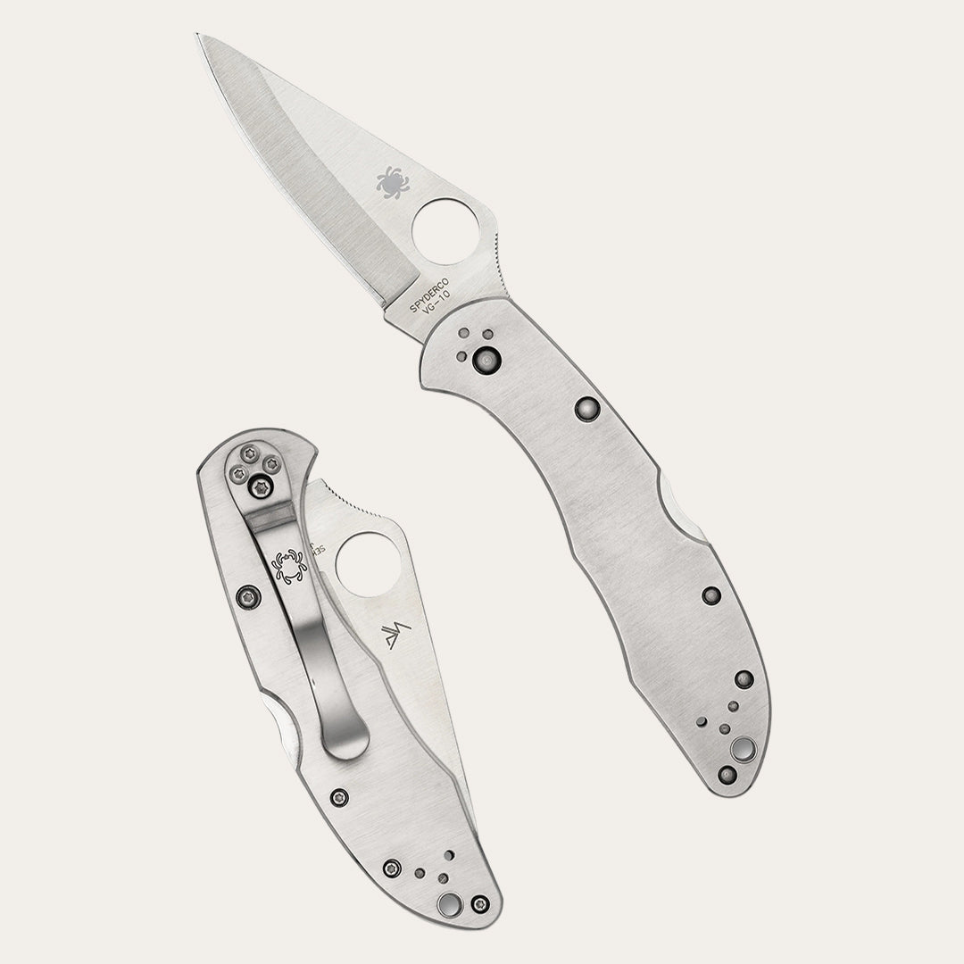 Canivete Spyderco Delica® 4 Inoxidável Borda Lisa C11P