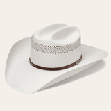 Chapéu Resistol 20X Cross Tie Palha Shantung Cowboy Hat Importado RSCTIE