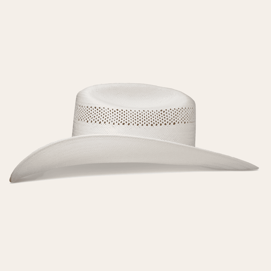 Chapéu Resistol 20X Cross Tie Palha Shantung Cowboy Hat Importado RSCTIE