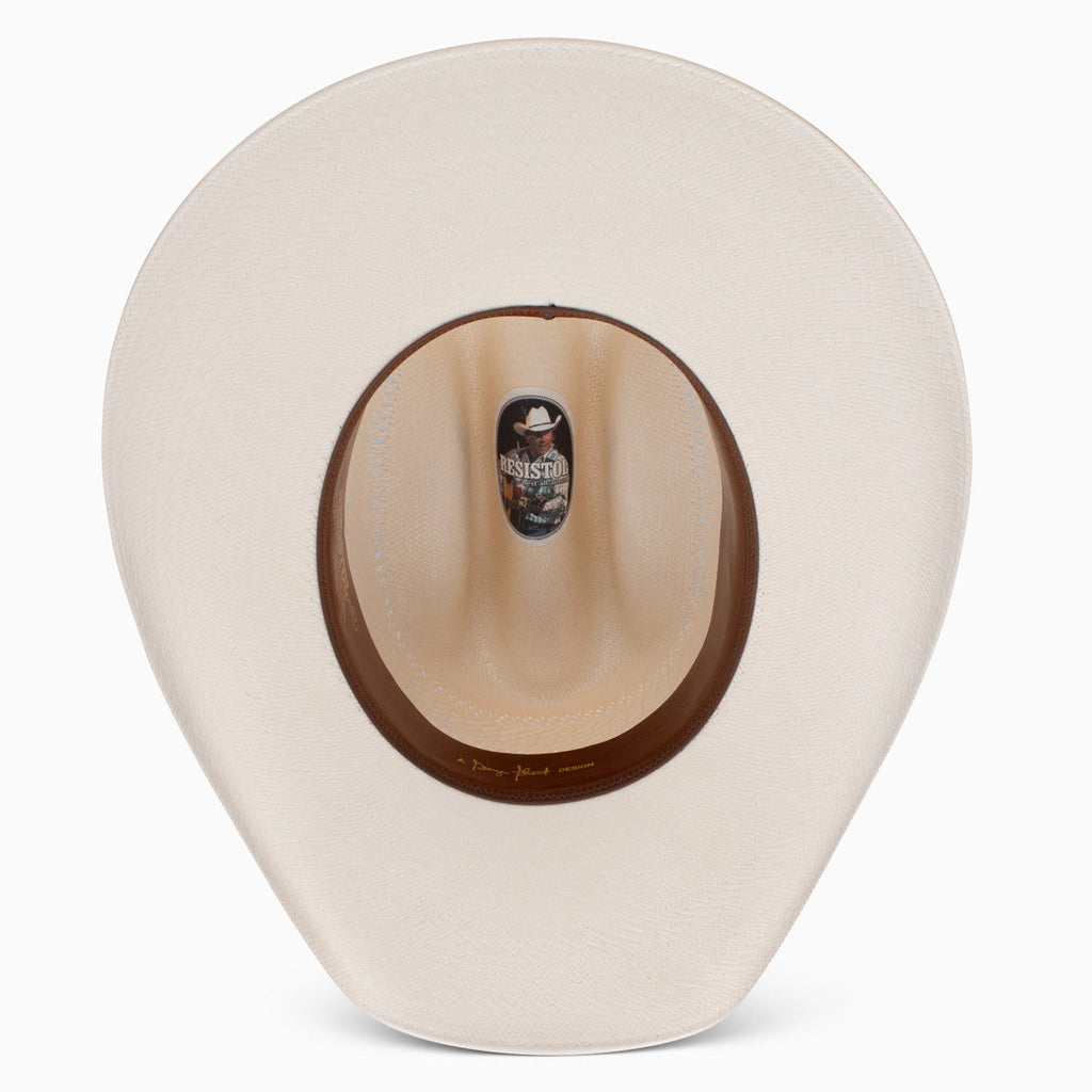 Chapéu Resistol 20X Metcalf Eyelets George Strait Palha Shantung Cowboy Hat Importado RSMTCF