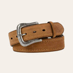 Cinto Ariat Men's Brown Perforated Leather Belt A10004667