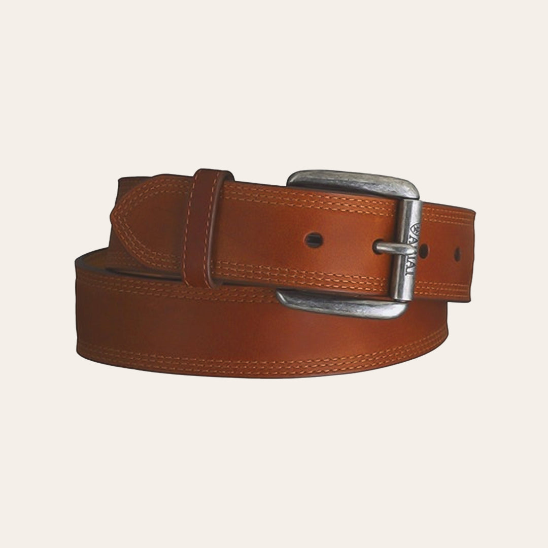 Cinto Ariat Mens Western Work Belt with Silver Buckle A10004632