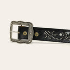 Cinto Paul Western Couro Strass e  Tachinha 447