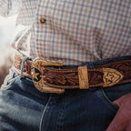 Conjunto de fivela Montana Silversmiths Lonestar de 3 peças 53410