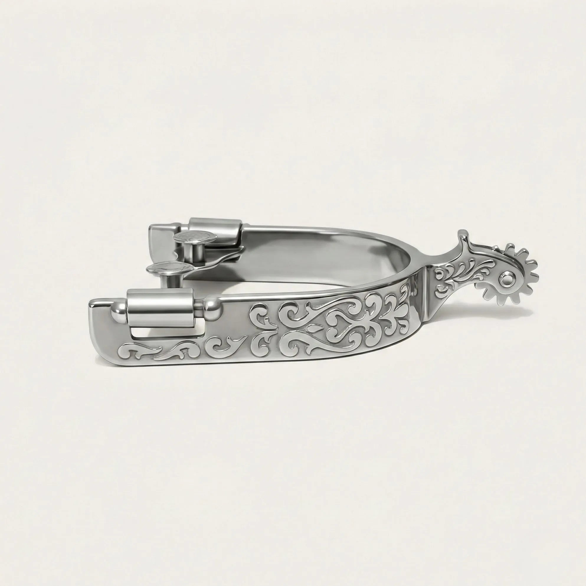 Espora Caliber Topete 3/4 Bordada Inox 5968