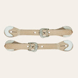 Correia de Espora Boots Horse Couro Ajustável Western 6946