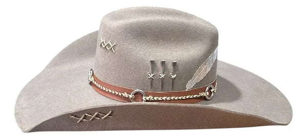 Chapeu 3 Cravos Americano Castor